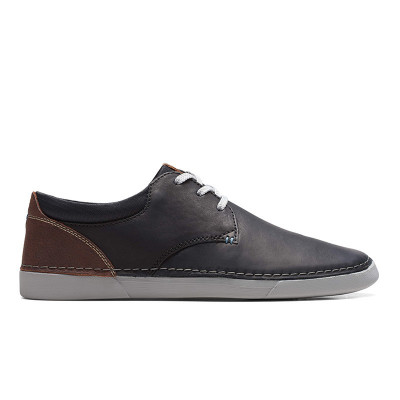 CLARKS Gereld Lace Black Leather