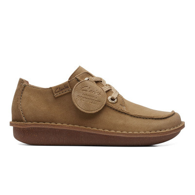 CLARKS Funny Dream Dark Sand Suede