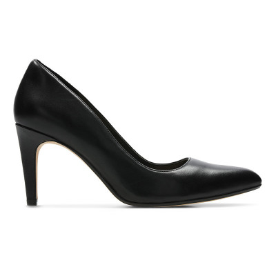 CLARKS Laina Rae Black Leather