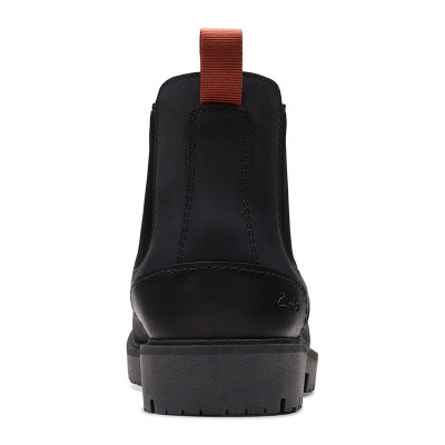 CLARKS Rossdale Top Black Leather