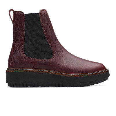 CLARKS OriannaW UP Burgundy Leather