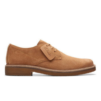 Clarks ClarkdaleDerby Light Tan Suede