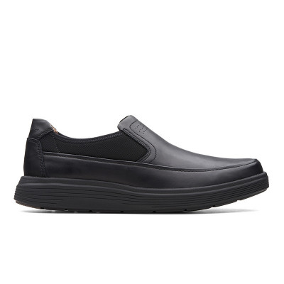 CLARKS Un Abode Go Black Leather