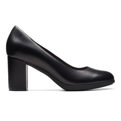 Clarks Bayla Skip Black Leather