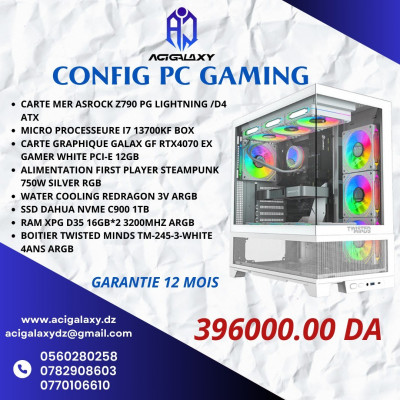 CONFIG PC GAMING I7 13700KF /RTX 4070