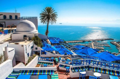 VOYAGE TUSINIE AOUT HOTEL 4 ETOILES CARRIBEAN WORD PARC AQUATIQUE تونس