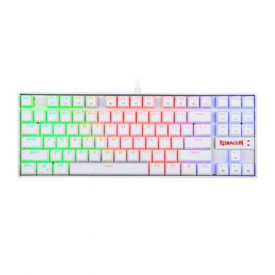 Clavier Redragon Kumara K552 RGB Mechanical Gaming Keyboard  White 