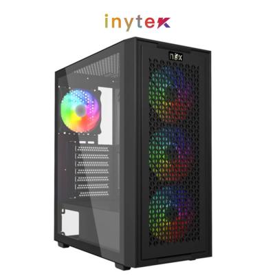 Boitier NOX Fusion NEXUS + 4Pcs Fans RGB Gaming Black