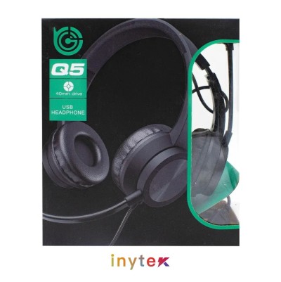 CASQUE TUCCI USB Q5 Noir