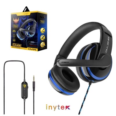 CASQUE GAMER OVLENG P4 JACK 3.5MM USB MICRO INTÉGRÉ LED COMPATIBLE PC / PS4 / XBOX / SMARTPHONE