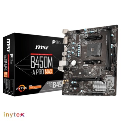 Carte Mère MSI B450M-A PRO MAX ATX VGA INT DDR4