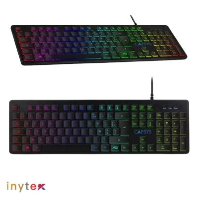 CLAVIER USB RGB CAPSYS KB 174