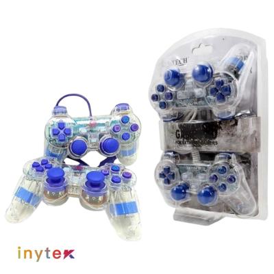 MANETTE DOUBLE VIBRANTE TRANSPARANET 702D