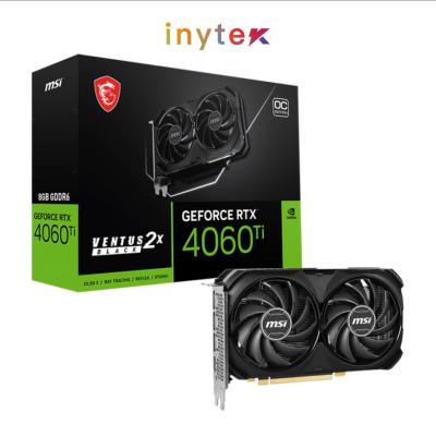 Carte Graphique MSI GeForce RTX 4060 ti VENTUS 2X BLACK 8G OC