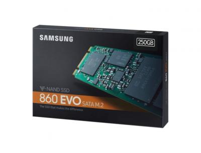 Disque SSD Interne Samsung 860 Evo SATA III M.2 250 Go