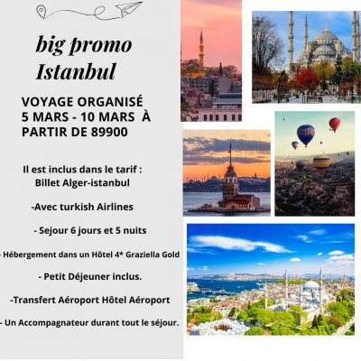 promo Voyage organisé istanbul