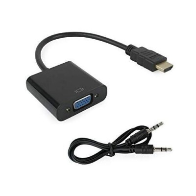 ADAPTATEUR HDMI MALE  TO VGA FEMELLE AVEC AUDIO