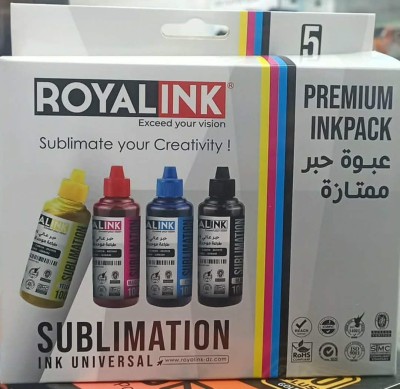 PACK ENCRE EPSON SUBLIMATION UNIVERSAL 100ML ROYALINK