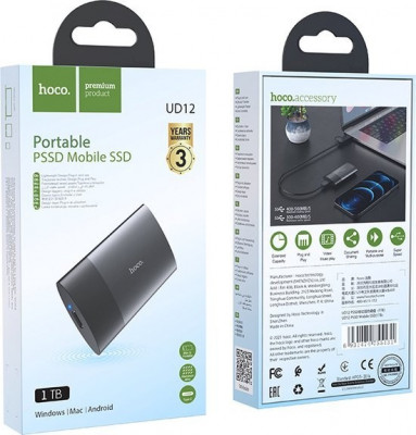 DISQUE  EXTERNE SSD HOCO UD12 1 TO