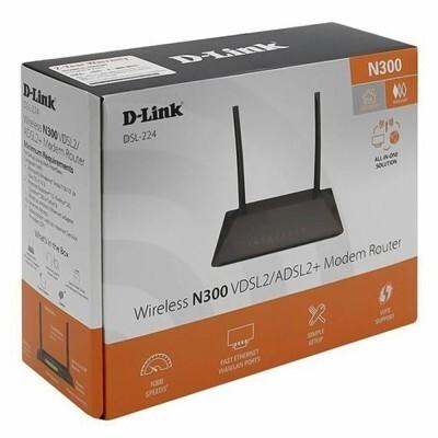 MODEM ROUTER DLINK N300 DSL 224 VDSL2 / ADSL2 