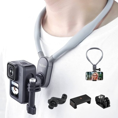 SUPPORT DE COU POUR TELEPHONE PORTABLE ET CAMERA