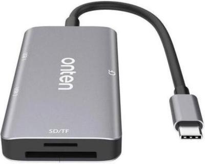 ADAPTATEURTYPE C TO 2 USB3.0 SD /TF CF CARDREADER OTN-91182  