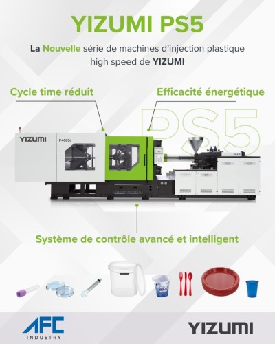 Machine d'injection plastique YIZUMI PS-5 high speed dernière génération
