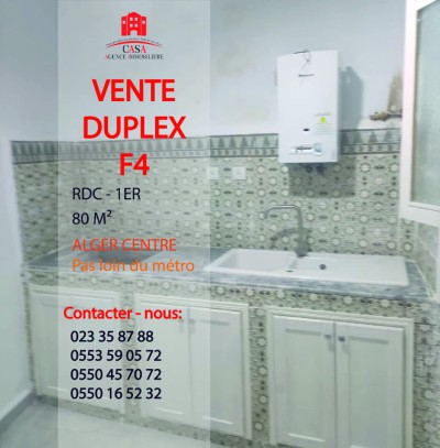 Sell Apartment Duplex F4 Alger Alger centre