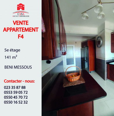 Sell Apartment F4 Alger Beni messous