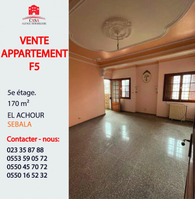 Vente Appartement F5 Alger El achour