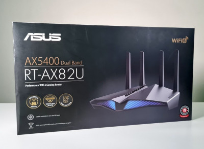ASUS RT-AX82U  Wifi 6  AX 5400  Router Gaming + Routeur pour Modem fibre optique FTTH Haut de Gamme 