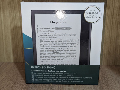 Kobo Liseuse numérique Kobo by Fnac Sage 8" 32 Go Noir - Wi-Fi/Bluetooth - USB-C compatible avec le Stylet Kobo