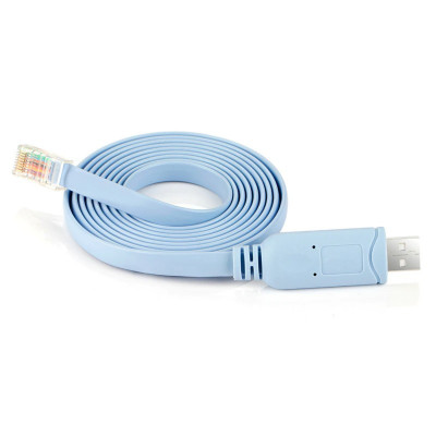 Câble De Console  Convertisseur USB Vers RJ45 1.8M Pour Routeur Cisco Huawei HP et Autres 