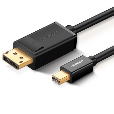 Câble Mini Displayport ( Thunderbolt 2 ) Mâle Vers Displayport 1.2 4K , 1,5 Mètre  bidirectionnel
