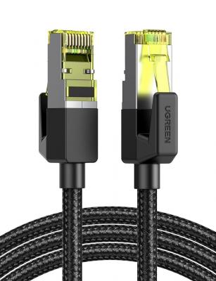 UGREEN Câble Ethernet RJ45 Cat 7 10Gbps 600mhz Double Blindage Noyau de Cuivre Nylon Tressé 5 Metre