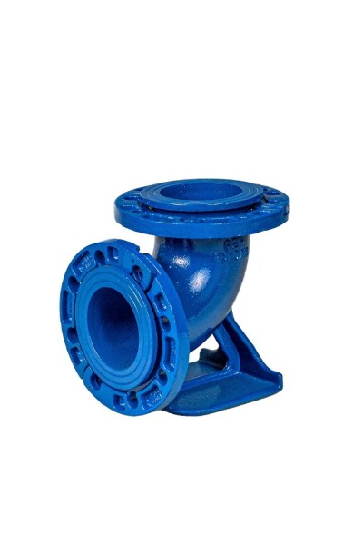 Coude à patin pour poteau d'incendie