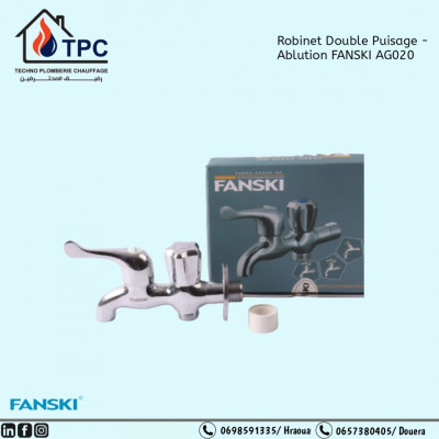  Robinet double puisage – ablution FANSKI AG020
