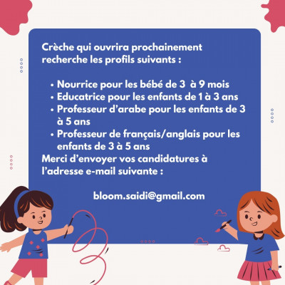 education-formations-educatrice-prof-nourrice-el-achour-alger-algerie