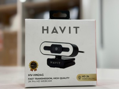 WEBCAM PC USB HAVIT HV-HN24G 2K Pro HD 1944p Avec Microphone