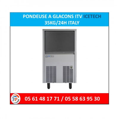 PONDEUSE A GLACONS ITV ICETECH 35KG/24H ITALY