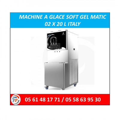 MACHINE A GLACE SOFT GEL MATIC 02 X 20 L ITALY 