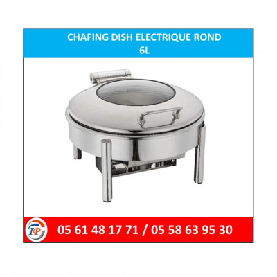 CHAFING DISH ELECTRIQUE ROND  6L