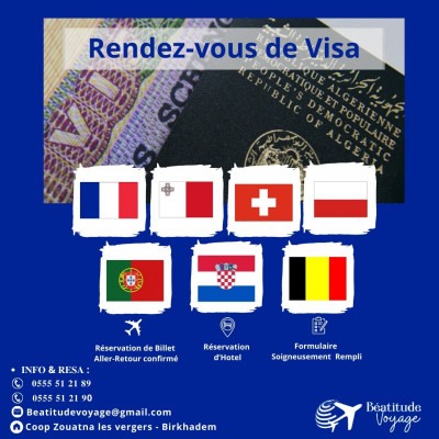 booking-visa-rendez-vous-visas-schengen-birkhadem-alger-algeria