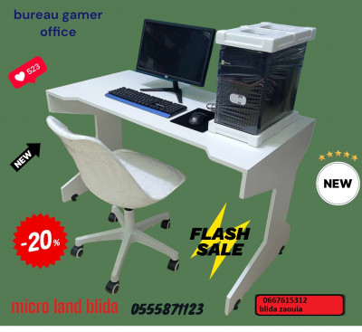 bureau gamer & office  avec chaise