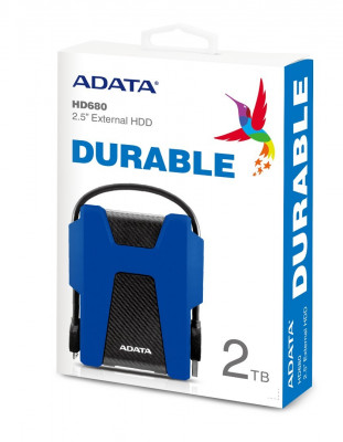 DISQUE DUR EXTERNE 2TB DURABLE HD680 USB3.0-ADATA