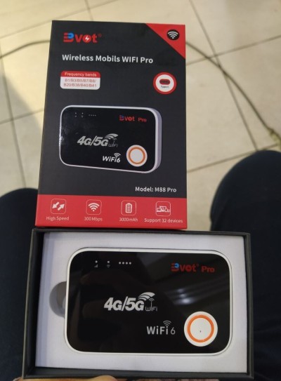 modem Wifi 4g / 5g Bvot M88 Pro 300Mbps 3000mAh bevot