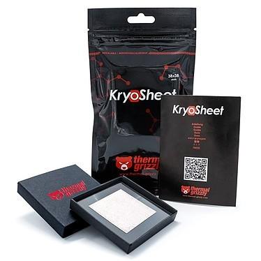 PATE THERMIQUE THERMAL GRIZZLY KRYOSHEET 33X33MM