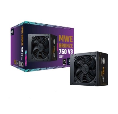 ALIMENTATION COOLER MASTER MWE 750W V3 80PLUS BRONZE ATX3.1 