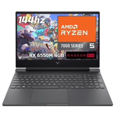 HP VICTUS 15-FB2063DX GAMING RYZEN 5 7535HD RAM 8GO SSD 512GO RX 6650M 4G 15.6"