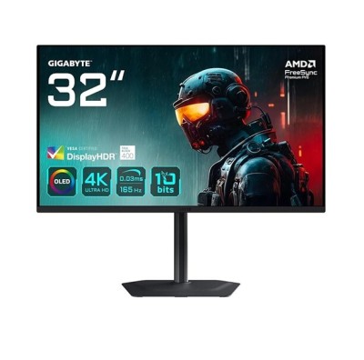 ECRAN GIGABYTE MO32U - 0.03MS - 165HZ - 4K - QD OLED - 32"